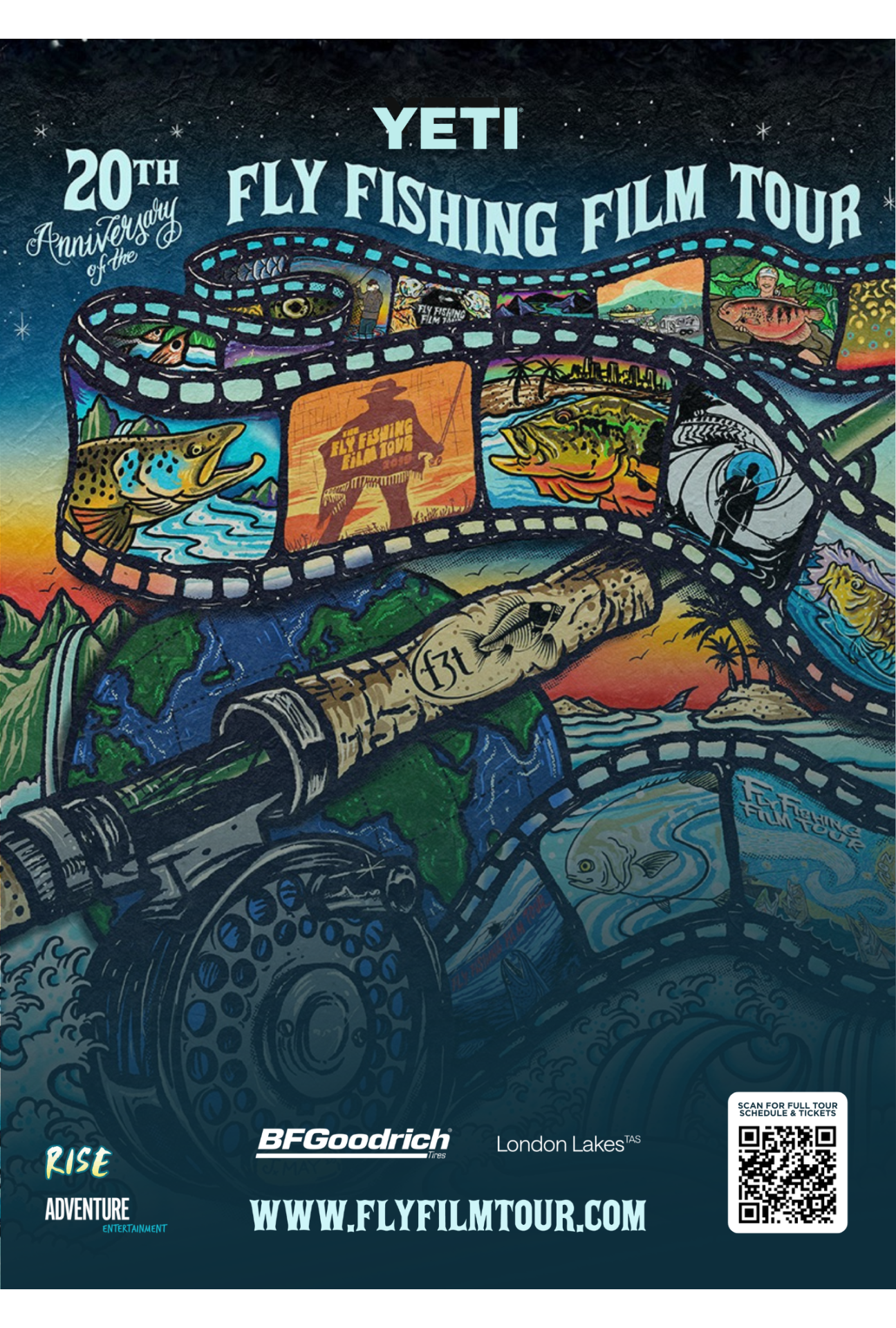 Rise Fly<br>Fishing Festival poster