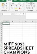 MIFF 2025: Spreadsheet Champions