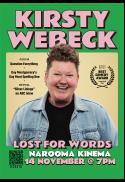 Live Comedy - Kirsty Webeck: Lost For Words