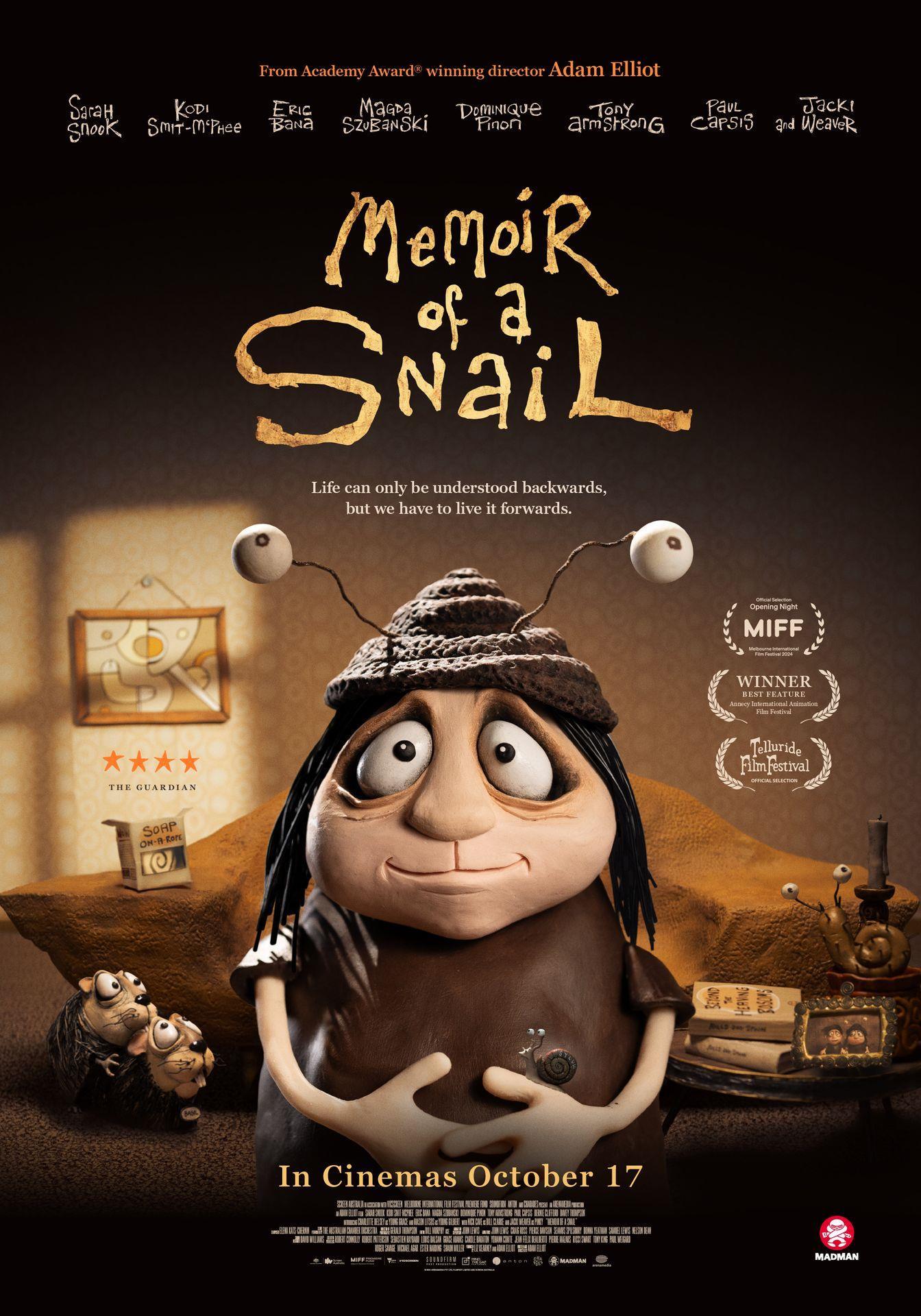 MASIFF Memoir of a Snail at Alice Springs Cinema movie times & tickets